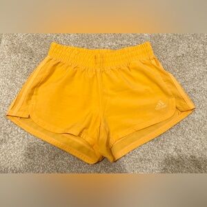 Adidas Women's Bright Orange Athletic Shorts